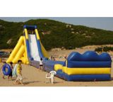 Giant Inflatable Water Slide for Beach or Outdoor Amusement