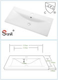 Good Quality Sanitary Ware Porcelain Cupc Bathroom Cabinet Sink (SN1595-80)