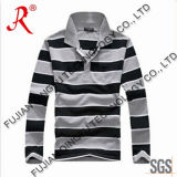 Long Sleeve Stripe T-Shirt for Sports (QF-2042)
