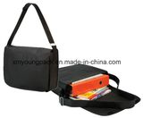 Black Non Woven Eco Flap Satchel