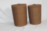Round Double-Layer Paper Baskets with Lids