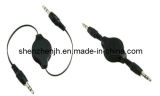AV Cable for DVD Player/ PC/Cell Phone/Speakers Retractable Audio Cable USB Optical Cable (JHAV06-01)