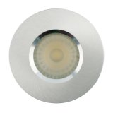 Lathe Aluminum GU10 MR16 Round Fixed Recessed LED Bathroom Downlight (LT2908)