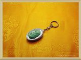 Metal Inlaid Jade USB Memory Drive