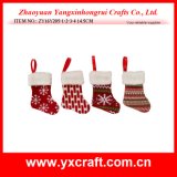 Christmas Decoration (ZY16Y205-1-2-3-4 14.5CM) Funny Christmas Small Stocking