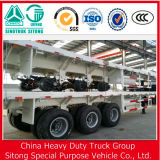 40FT Flat Bed Platform Container Cargo Semi Trailer