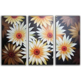 Modern Sun-Flower Oil Painting for Home Decoration (KLFL3-0122)