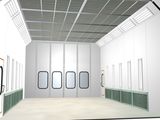 Large Infrared Heating Spray Booth, Industrial Equipment