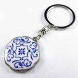 Blue and White Porcelain Key Chain (XS-KC0362)