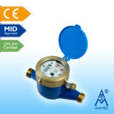MID Certificated Multi Jet Liquid-Sealed Type Brass Water Meter