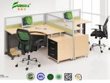 MFC Two Cubical High End Modern Office Table