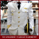 Solid Color Navy Work Cloth Airline Pilot Uniform Customs Uniform