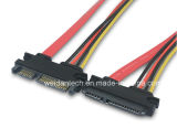 SATA (15+7) Pin M/F Hard Drive Data Sync Power Cable