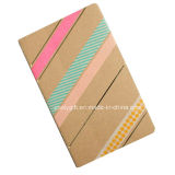 Decorated Kraft Soft Cover Pocket Notepad Notebook
