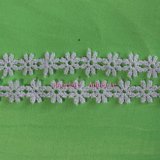 Beautiful Small Flower Design Chemical Lace for Dress
