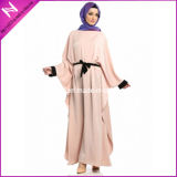 Hot Kaftan Abaya Belt Maxi Long Muslim Chiffon Dress