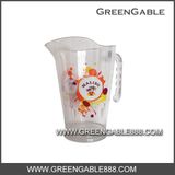 2L Logo Print Avaliable Transparent Plastic Beer Jug (BJP-001)