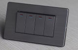 New South America Stainless Steel 4 Gang Wall Switch