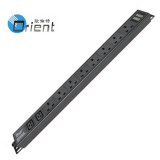 1.5u UK Rack PDU (power distribution unit) with Current and Voltage Display Meter