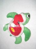 X'mas Dog Turtle Santa Squeaky Chew Pet Toy