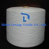 24s Recycled Polyester Spun Yarn for Weaving and Knitting Yarn