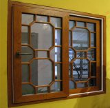 Classical Aluminium Wood Sliding Window (AW-SW02)