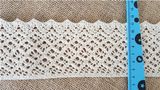 Wide Thick Cotton Crochet Lace for Table Cloth Curtain Hometextiles