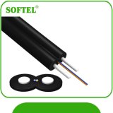 Fiber Optic Cable Steel Wire Messenge FRP Strength Member Lszh Jacket FTTH Optical Drop Cable