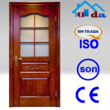 High Quality Glass Interior Wood Door