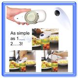 Boust One Touch Hands Free Electric Can Tin Opener + Jar Grip (BST-AFQ)