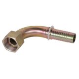 Female Flat Seat Hydraulic Hose Fitting (90 Degree ORFS 24291)