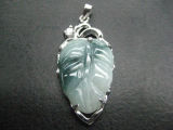Fashion Natural 925 Sterling Silver Jade Pendants Jewelry (YX0005)