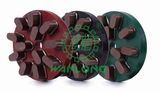 Resin Fickert Abrasives for Stone Grinding, Round Grinding Tools for Stone Polishing