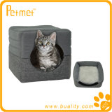 Ash Convertible Cat Bed with Removable Cushion (PT44005G)