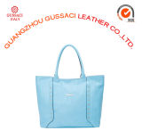 Women Leisure Simple Design Blue Tote Handbag for Promotion