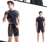 Men's Fashion Printing Compression Fitness Sports Wear / Gym Wear
