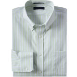 Customized Cotton Stripe Men's Button Down Shirt (WXM235)
