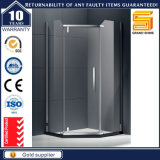 Transparent Pivot Shower Door with Double-Side Easy Clean Nano Coating