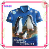 Resin Penguin Souvenir T-Shirt Fridge Magnet Decorations