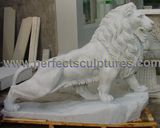 Carving Stone Marble Lion Animal Sculpture for Garden Statue (SY-D137)