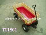 High Quality Wooden Garden Tool Cart (TC1801)