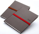 Black Colour Leather Cover Notebook (YY--N0204)
