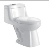 Sanitary Ware Ceramic Bathroom Flush Toilet Jet-Siphonic One Piece Toilet Bowl (WCT8H)