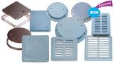 FRP Square Grates with Frame D400