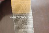 Double sided PET mesh tape with yellow release paper liner