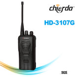 HD-3107g FCC Approval 5W Long Range UHF 400-480MHz Security Guard Equipment Two Way Radio
