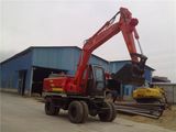 Mini 6 Tons Full Rotating Wheel Excavator (JG608C)