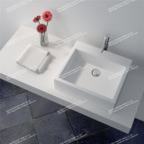 Modern Design Solid Surface Bathroom Mineral Casting Wash Basin/Sink (JZ9022)