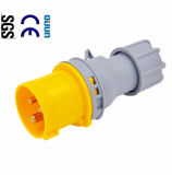 Industrial Plug (QJ-013N-4) of IP44 16A 2p+E Plastic PA PP