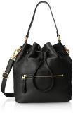 Front Zipper Drawstring Satchel Fashion Handbag